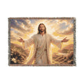 Jesus with Open Arms Woven Blanket | Christian Home Decor, Religious Throw