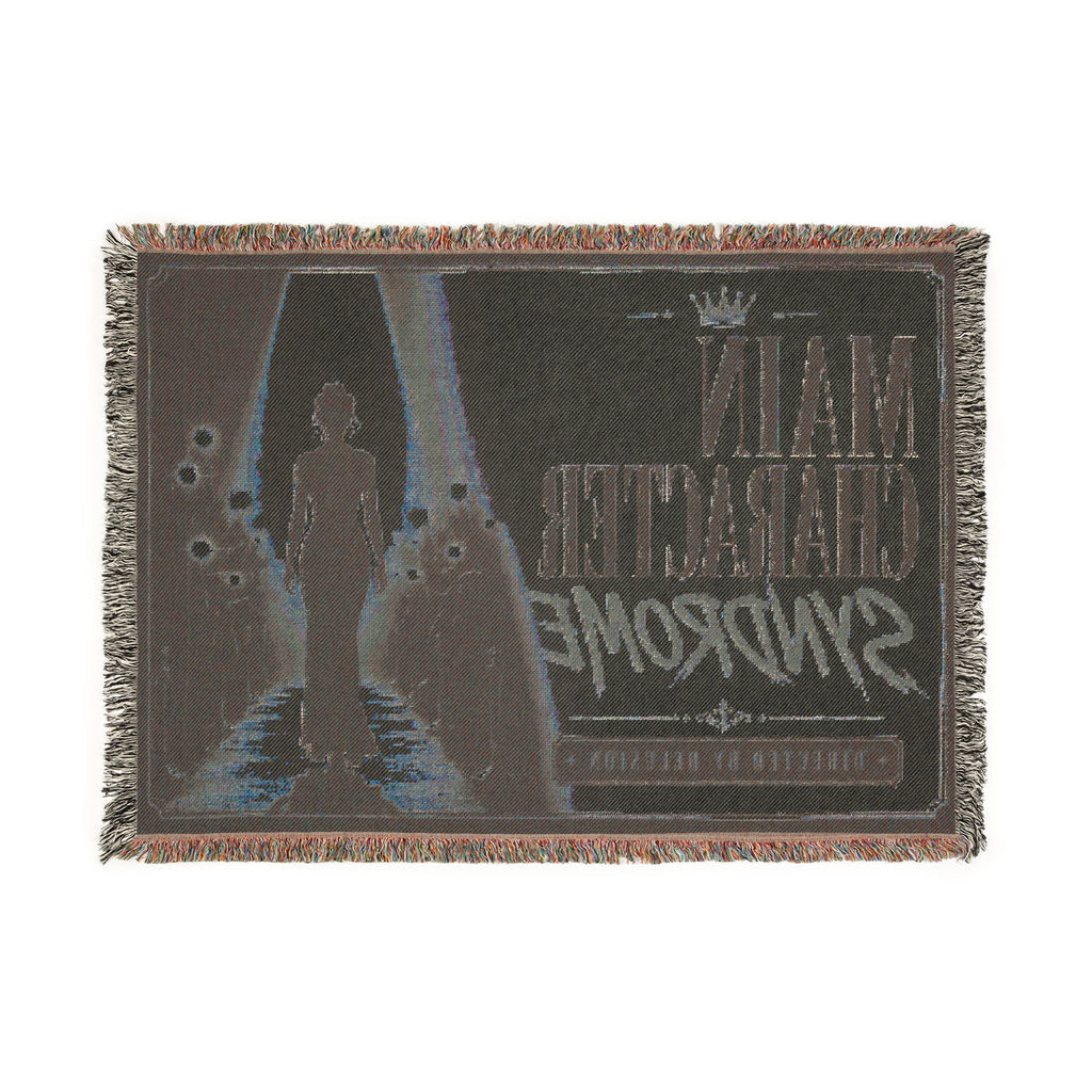 Main Character Syndrome Woven Blanket | Glamorous Silhouette, Theater Walkway