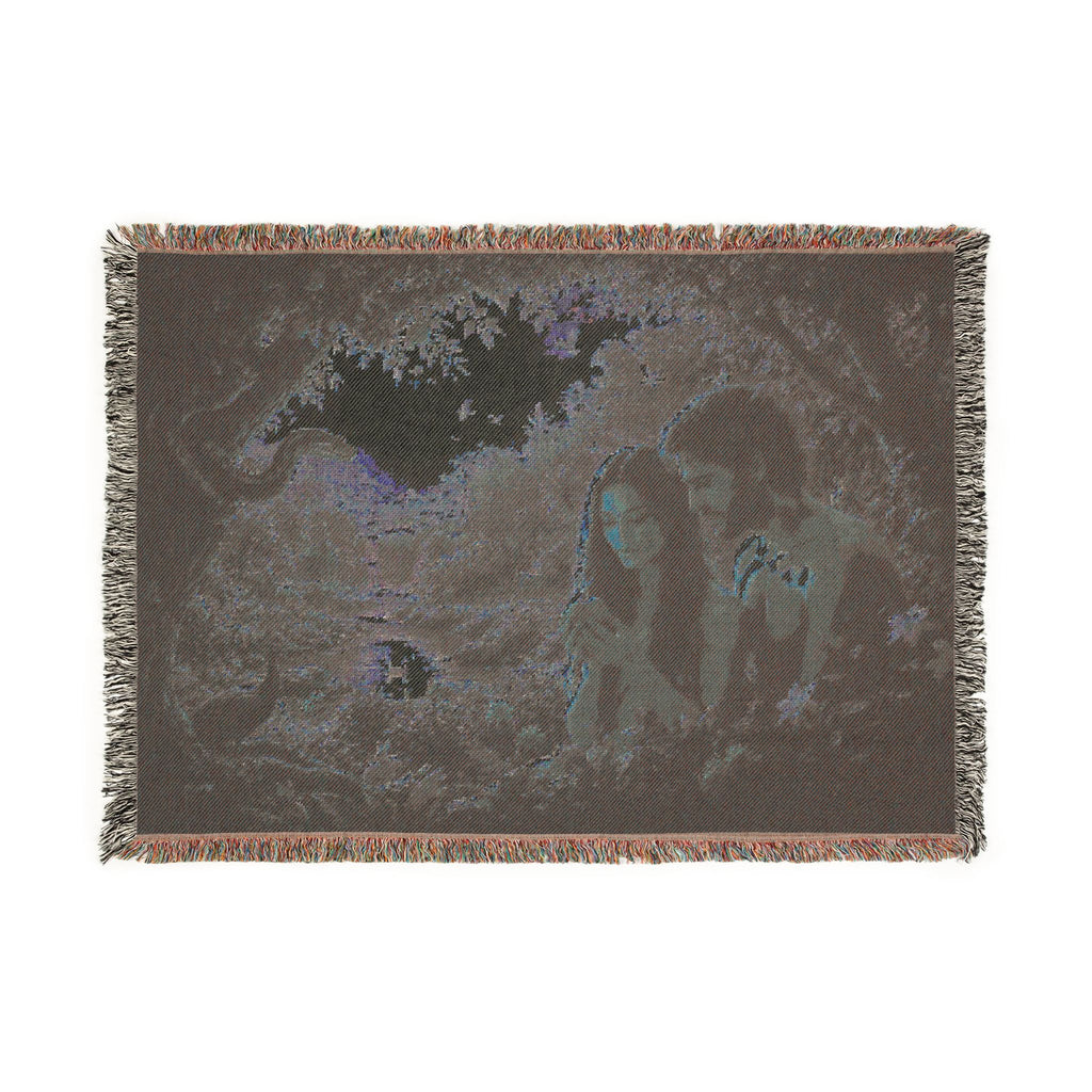 Adam And Eve christian  Woven Blanket | Scenic Tapestry Throw