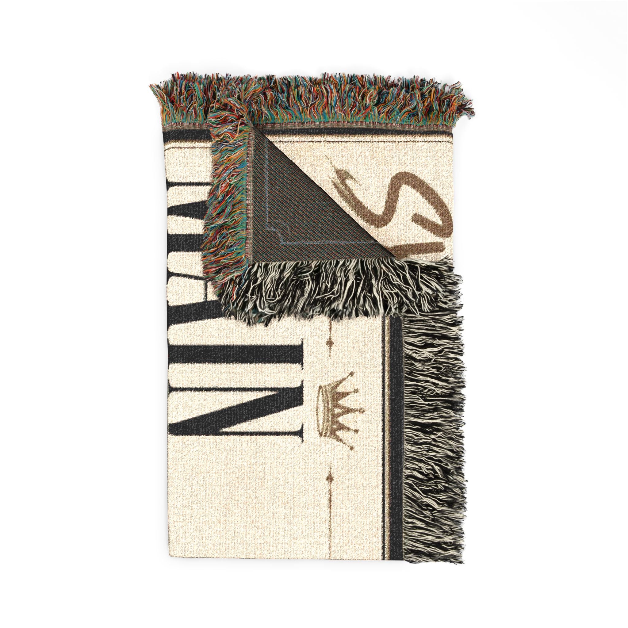 Main Character Syndrome Woven Blanket | Glamorous Silhouette, Theater Walkway