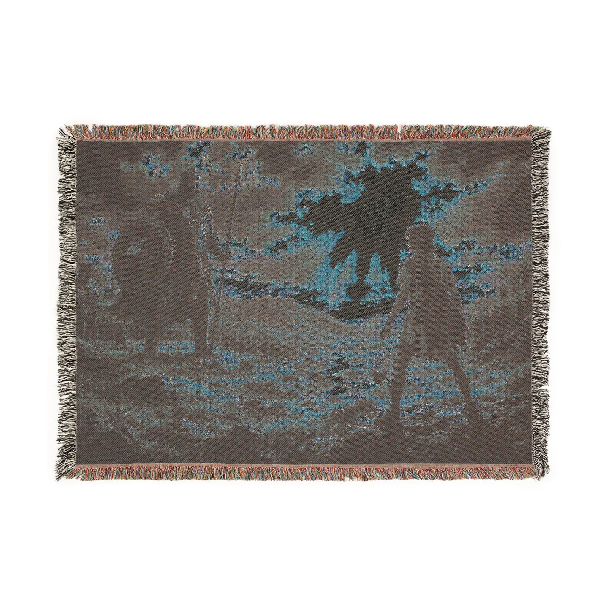 Faith Over Fear Blanket | David vs Goliath Christian Woven Blanket