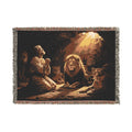 Daniel in the Lions Den Blanket Christian Woven Throw Faith Gift