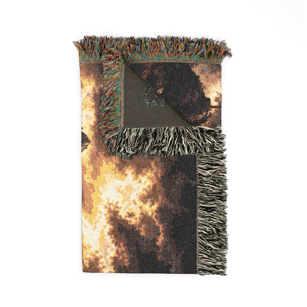 Faith Over Fear Woven Blanket | Christian Inspirational Throw