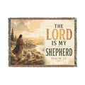 The Lord Is My Shepherd Woven Blanket | Psalm 23 Religious Throw