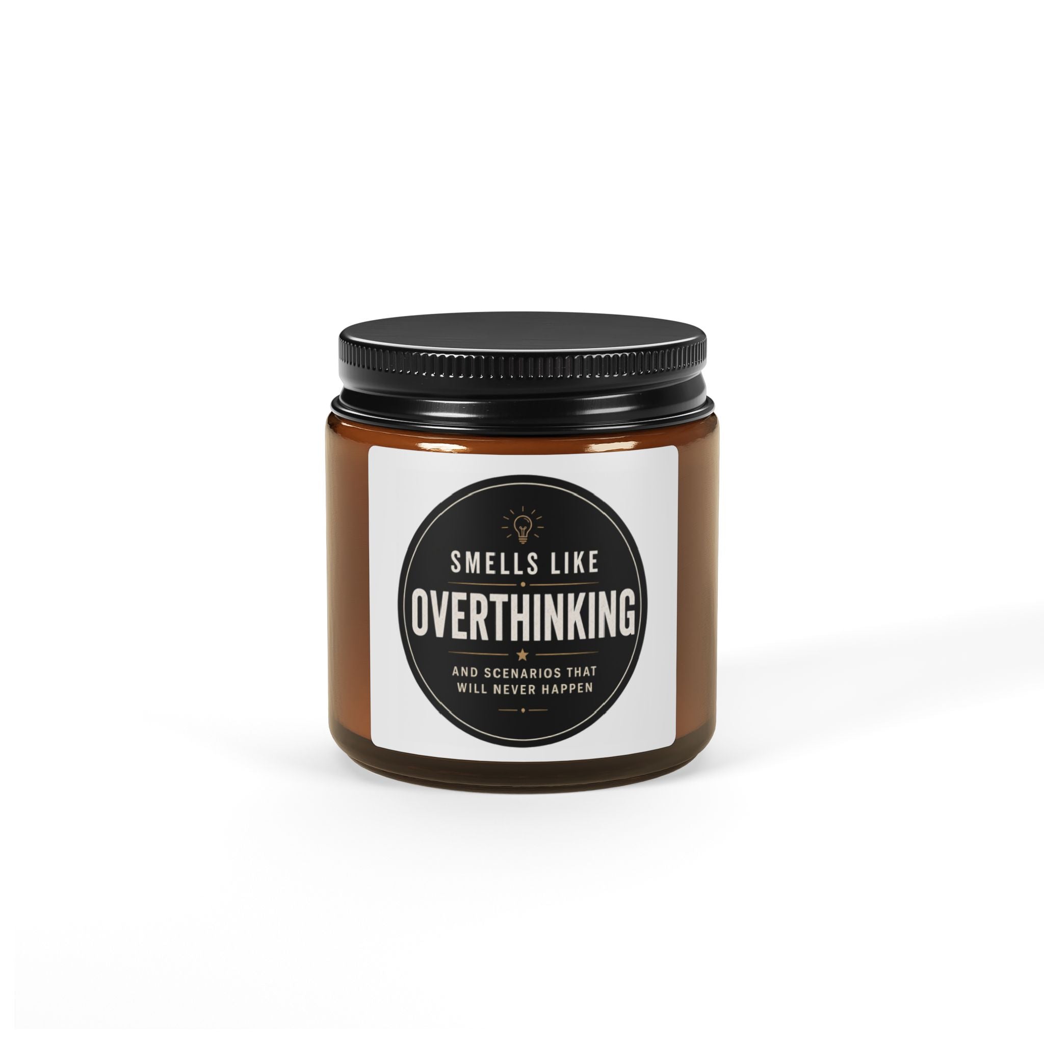 Smells Like Overthinking Candle  Funny Anxiety Gift, Mental Health Candle, Overthinker Gift