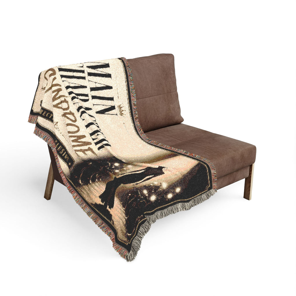 Main Character Syndrome Woven Blanket | Glamorous Silhouette, Theater Walkway