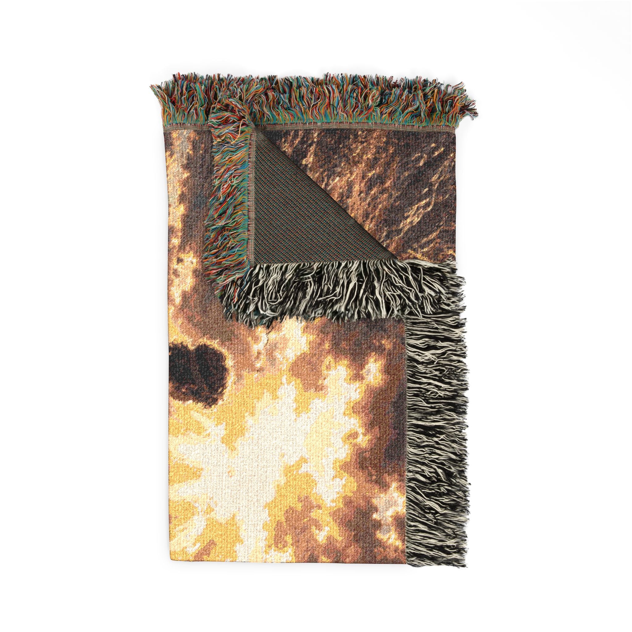 Faith Over Fear Blanket | David vs Goliath Christian Woven Blanket