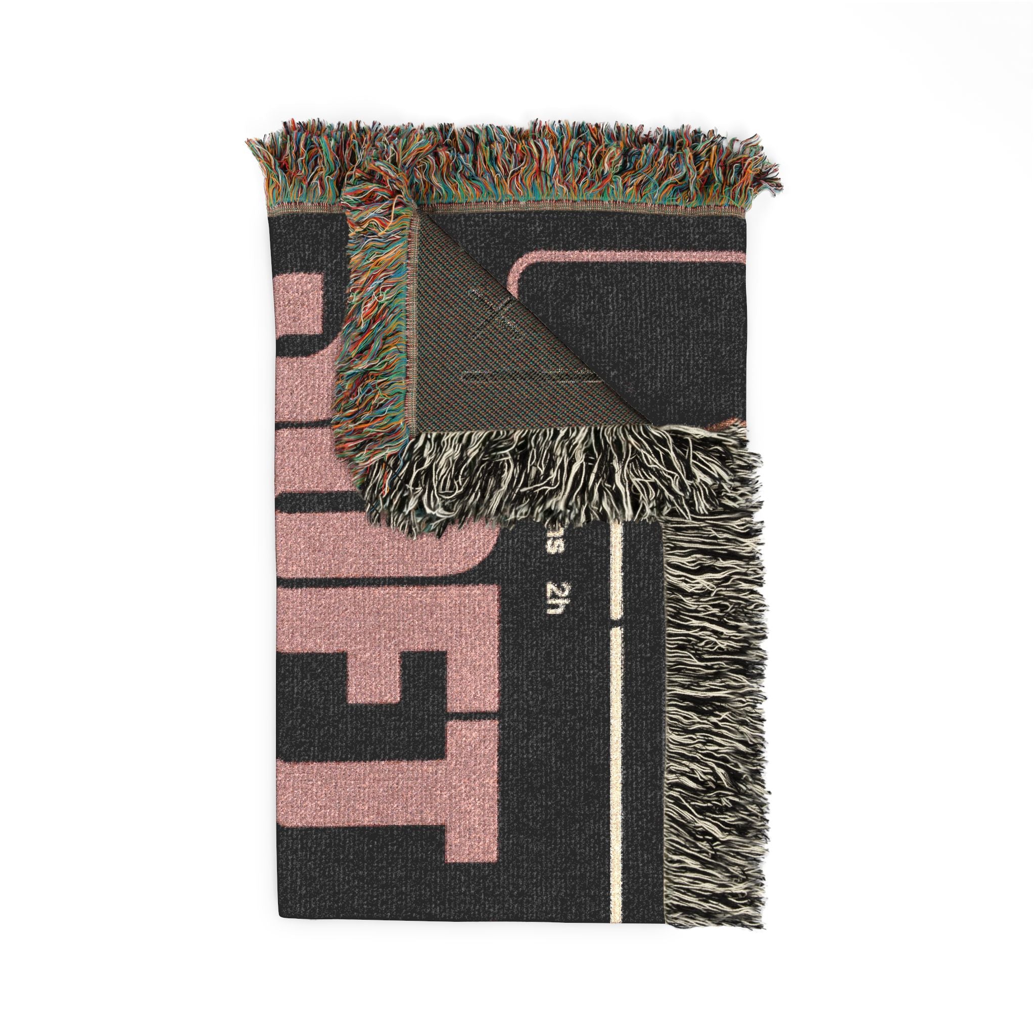 SofSoft Launch Blanket Funny Woven Throw, Dark Humor Meme Blanket, Luxury Girl Aesthetic Gift