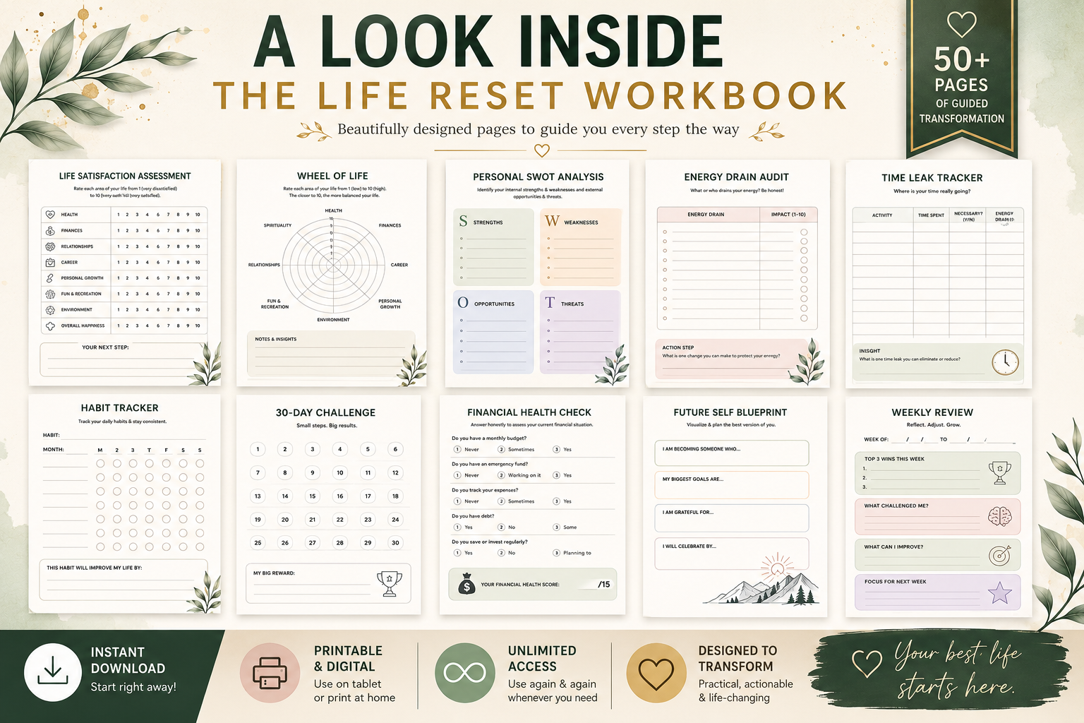 Life Reset Workbook