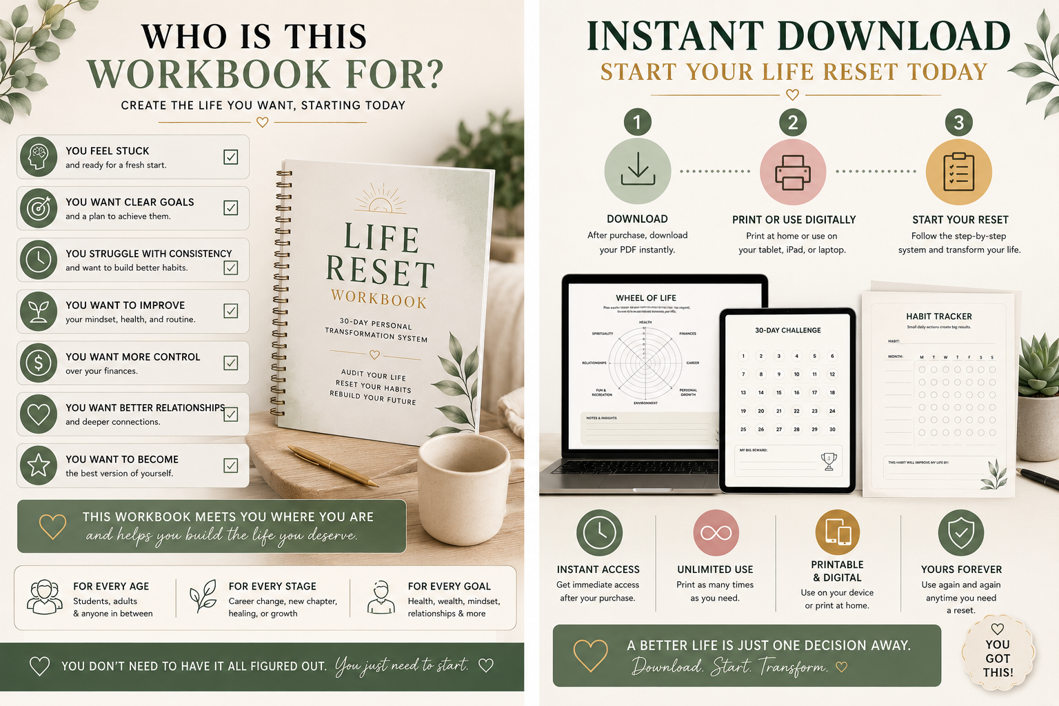 Life Reset Workbook