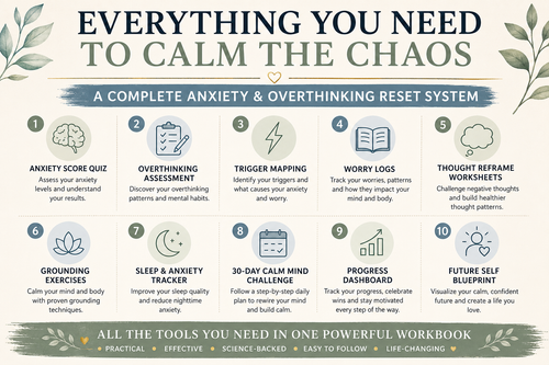 Anxiety & Overthinking Workbook