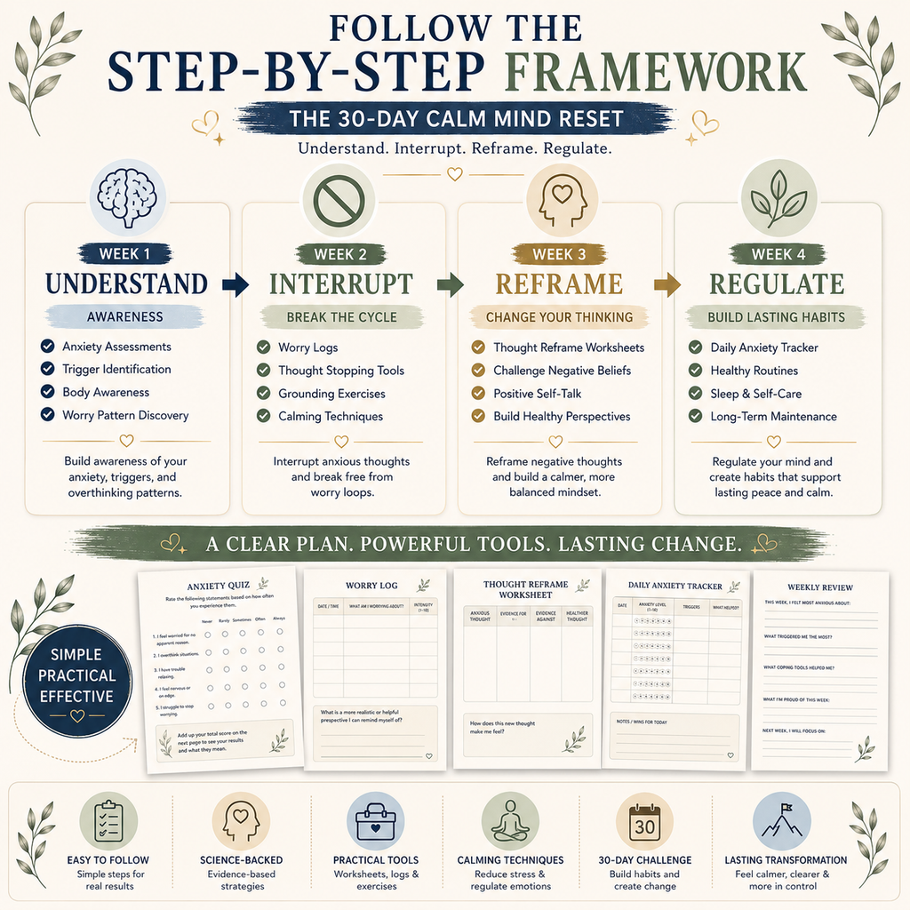 Anxiety & Overthinking Workbook